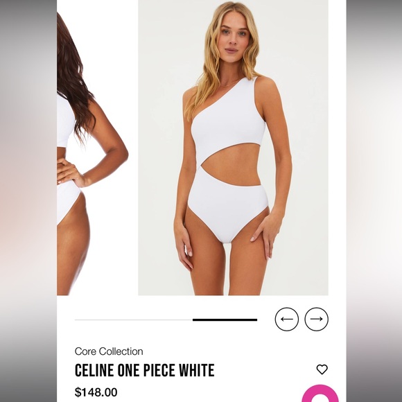 Beach Riot White One-Shoulder One Piece - Picture 3 of 12